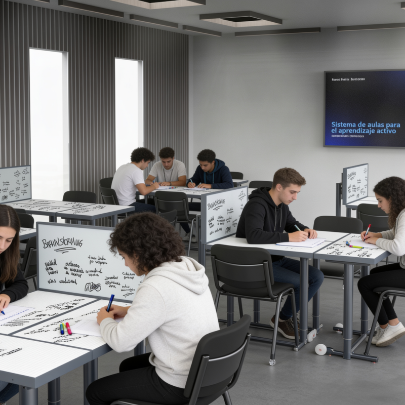 Sistema de aulas para el aprendizaje activo