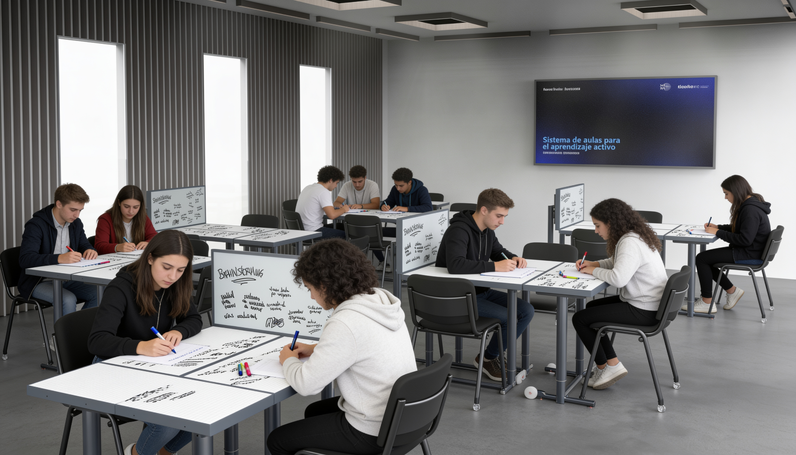 Sistema de aulas para el aprendizaje activo