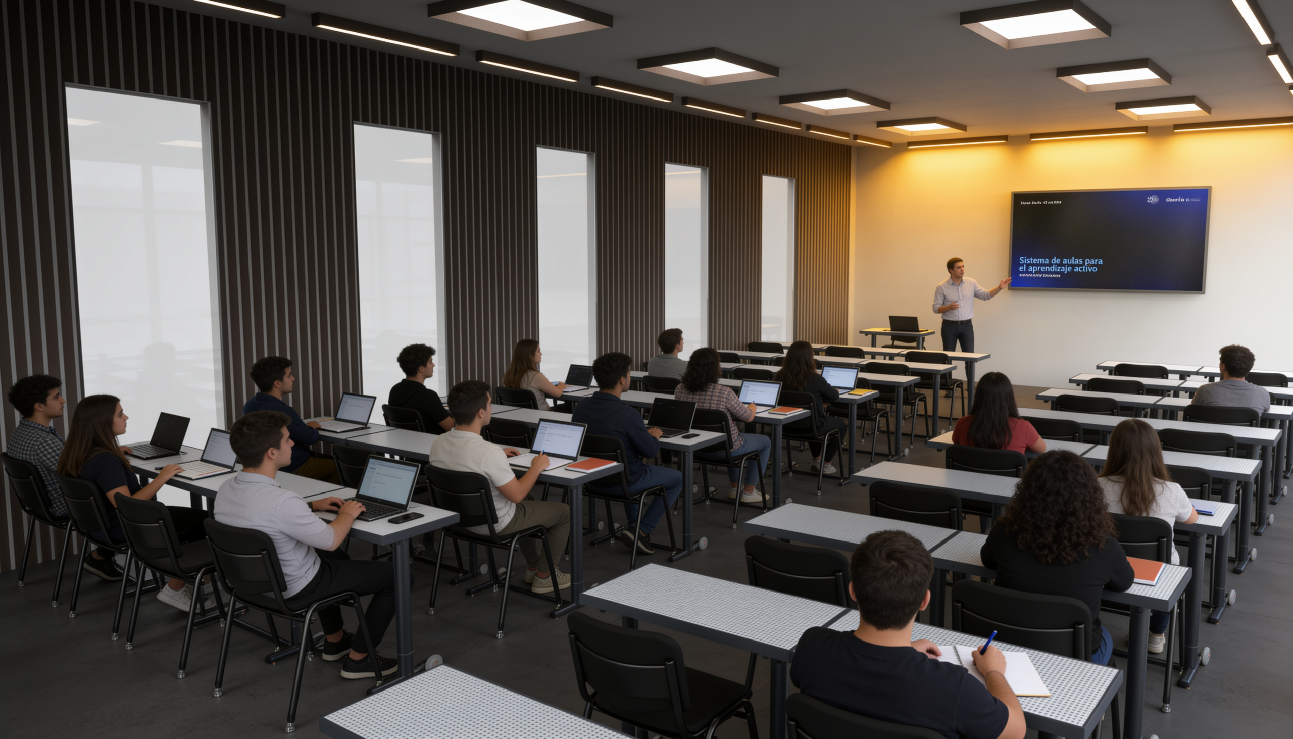 Sistema de aulas para el aprendizaje activo